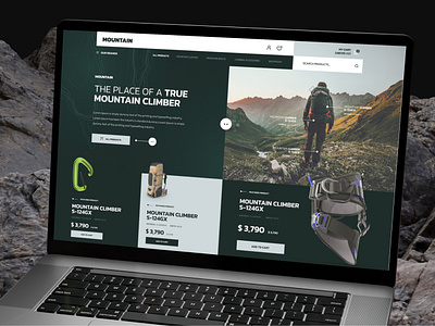 Mountain - Store ecommerce mountain store ui ux