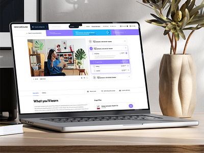 Course - Learning System course learning system ui ux