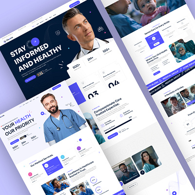 Healthcare Professionals, Clinics, Hospitals HTML Template skincare