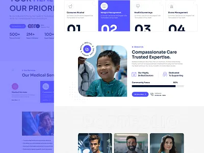 Health & Medical HTML Template motion graphics skincare