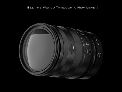 Realistic 3D Camera Lens Render & Animation 3d 3d mockup 3d modeling animation product render realistic product render