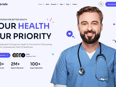 Madula - Health & Medical HTML Template graphic design skincare
