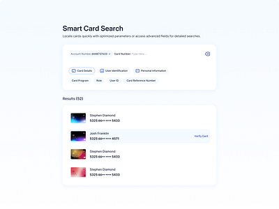 Card Search account card custom search desktop product results search search app search design search ui search widget