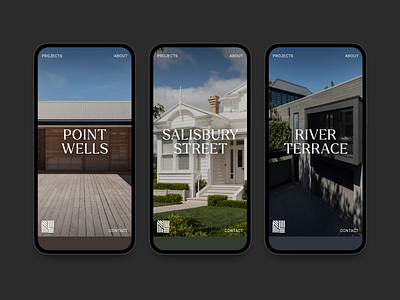 MLC project covers architecture color construction minimal mobile new zealand portfolio responsive ui ux web