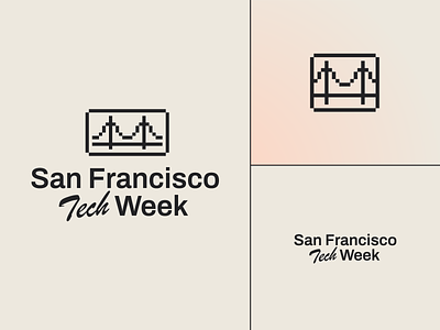 SF Tech Week ✨ bit brand design icon identity logo sanfran sf siliconvalley tech