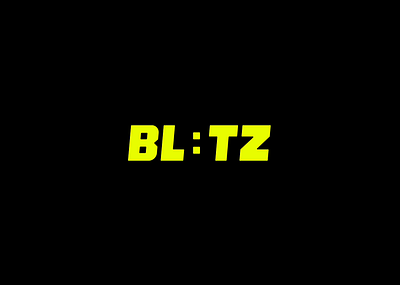 BLITZ DRAFT FANTASY SPORTS RE : DEFINED baseball basketball black black and yellow brand bright clock fantasy sports football hockey letterform logo minimal nba nfl nhl sports type design yellow