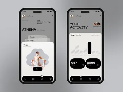 Fitness Tracking App UI Design activity stats app design data visualization fitness fitness analytics fitness app fitness tracking health platform mobile app mobile ui personal training tracking ui design ui inspiration user experience user interface ux design ux ui wellness app workout tracker
