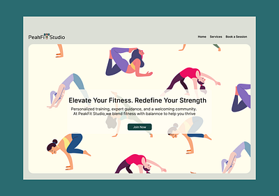 Two different Hero pages for a fitness site app branding design graphic design illustration logo typography ui ux vector