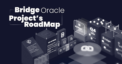 $BRG / Bridge Token Road map animation figma graphic design idea illustrator roadmap ui