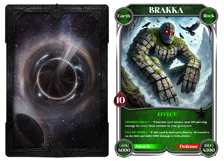 Example of Fantasy Tcg Card Design