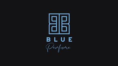 Blue Perfume logo branding graphic design logo