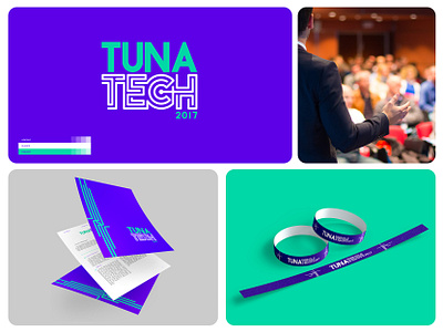 Tuna Tech 2017 branding congress graphic design illustrator logo