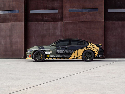 Charger Wrap graphic design vehicle wrap