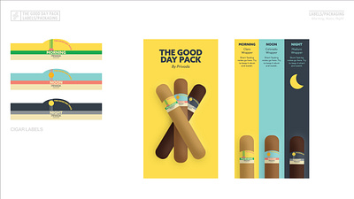 The Good Day Pack branding design graphic design illustration label design packaging design