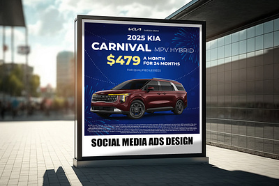 Social Media Ads Design banner car carbanner graphic design