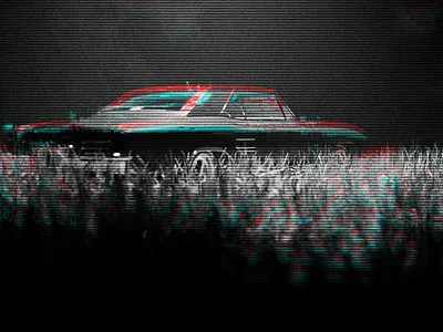 Monitor Glitch Scene branding glitch graphic design