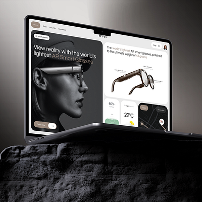 AR Glasses - Website Concept uidesigner