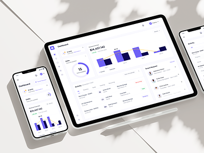 Estatery - Real Estate SaaS Dashboard UI Kit activity apartment app business chart dashboard design homepage house minimal mobile modern overview property real estate rent saas ui ux website