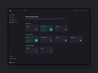 3DP dashboard data ui ui kit ux visual design web application