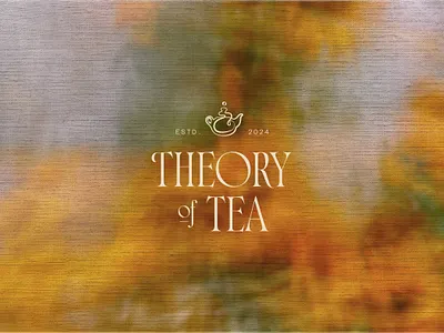 Theory of Tea | Vintage Luxury Elegant Natural Feminine Branding artistic branding elegant branding elegant logo ethereal branding feminine branding impressionist luxury branding luxury packaging luxury tea minimalist branding natural branding nature inspired tea brand design tea branding tea design tea label design tea logo tea packaging vintage branding vintage logo