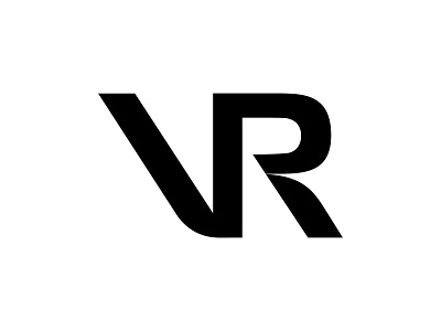 VR Logo brand branding clean flat logo graphic design icon identity logo logo design logo designer logo mark minimalist logo monogram r logo symbols v logo vector vr logo