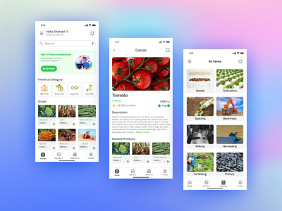 iFarmer app redesign app branding design mobile app typography ui uidesign ux