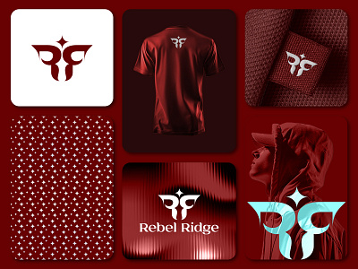 Men's clothing brand logo | Rebel Ridge initial logo