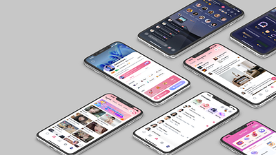 Voiceroom App design ui ux