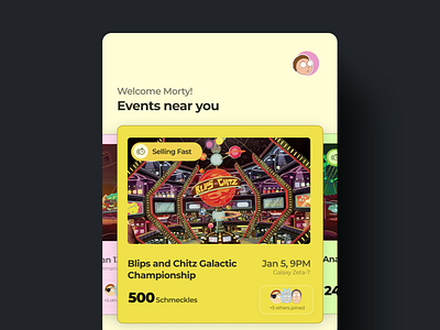 Daily UI 70 - Event Listing dailyui design figma product design ui ux