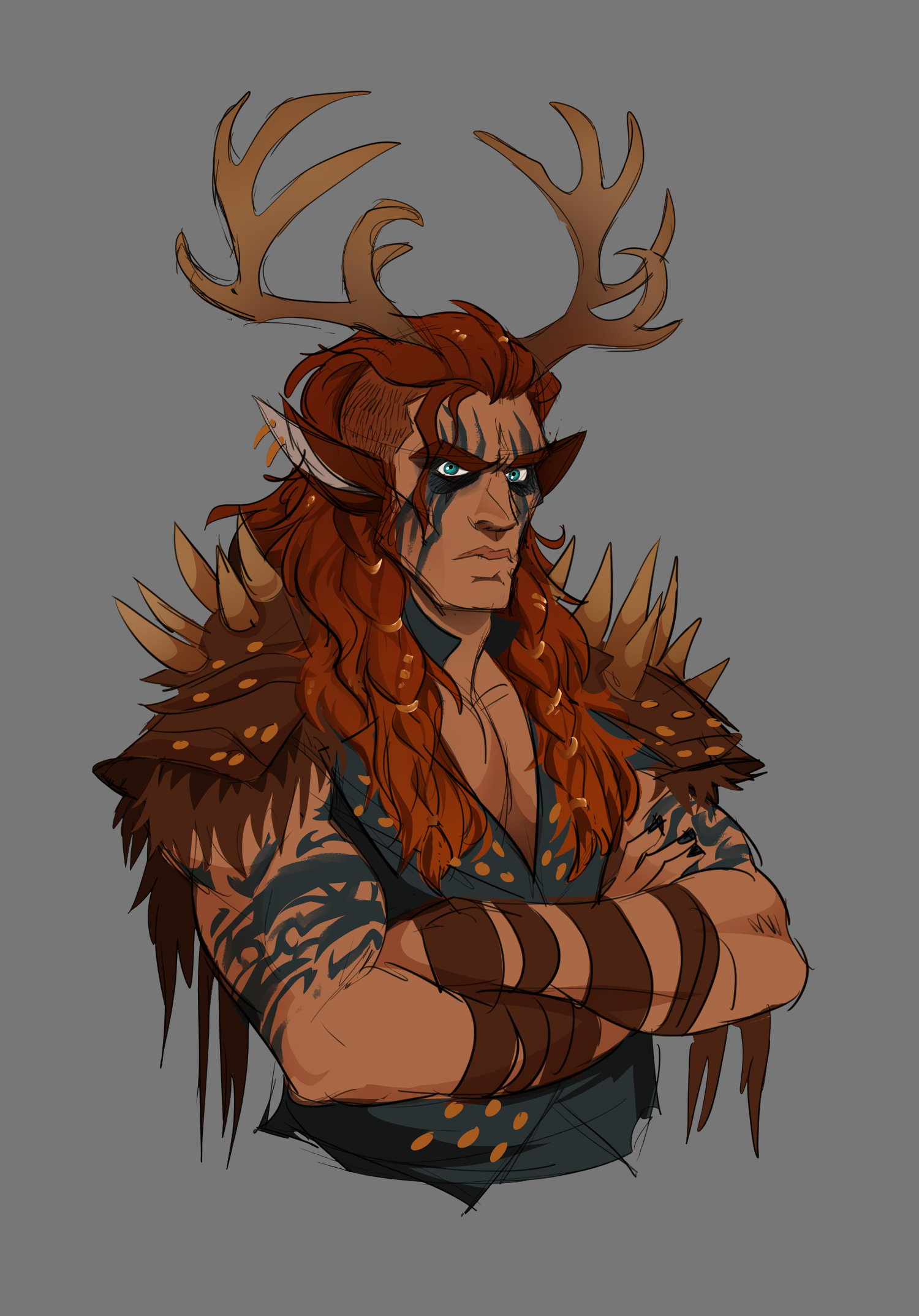 Punk Druid illustration