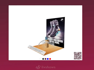 Elevate your sneaker experience with Livshows 3d ar augmented reality branding marketing sneakers