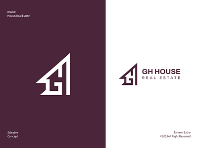 Real Estate/Home/House Logo Design brand branding construction logo creative logo g logo graphic design h logo home icon homely house interior logo letter logo logo logo branding logo ideas minimal logo modern house modern logo real estate