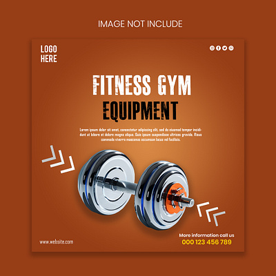 Social Media Post Design design fitness graphic design gym gym equipment logo post design product product design social media post design