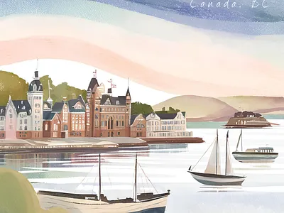 Landscape in Victoria, Canada branding design graphic design illustration webdesign website