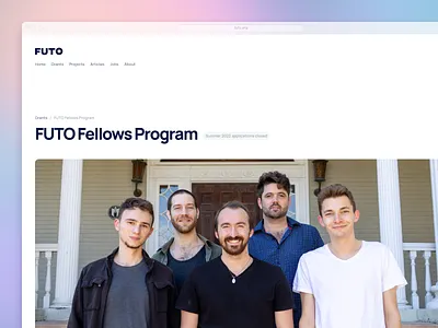 FUTO Fellows figma futo icon ios redesign sketch ui website