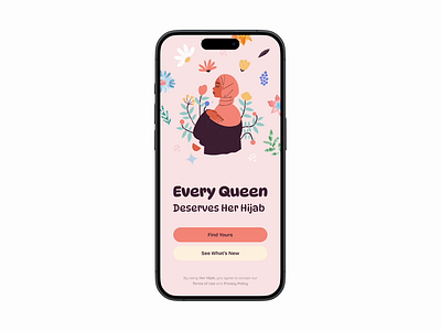 Splash screen hover animation prototype for ios mobile app animation app figma hijab interaction islamic micro mobile online prototype shop ui design