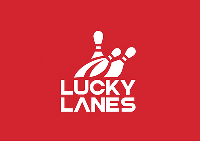 Lucky Lanes Branding branding design graphic design illustration logo typography vector