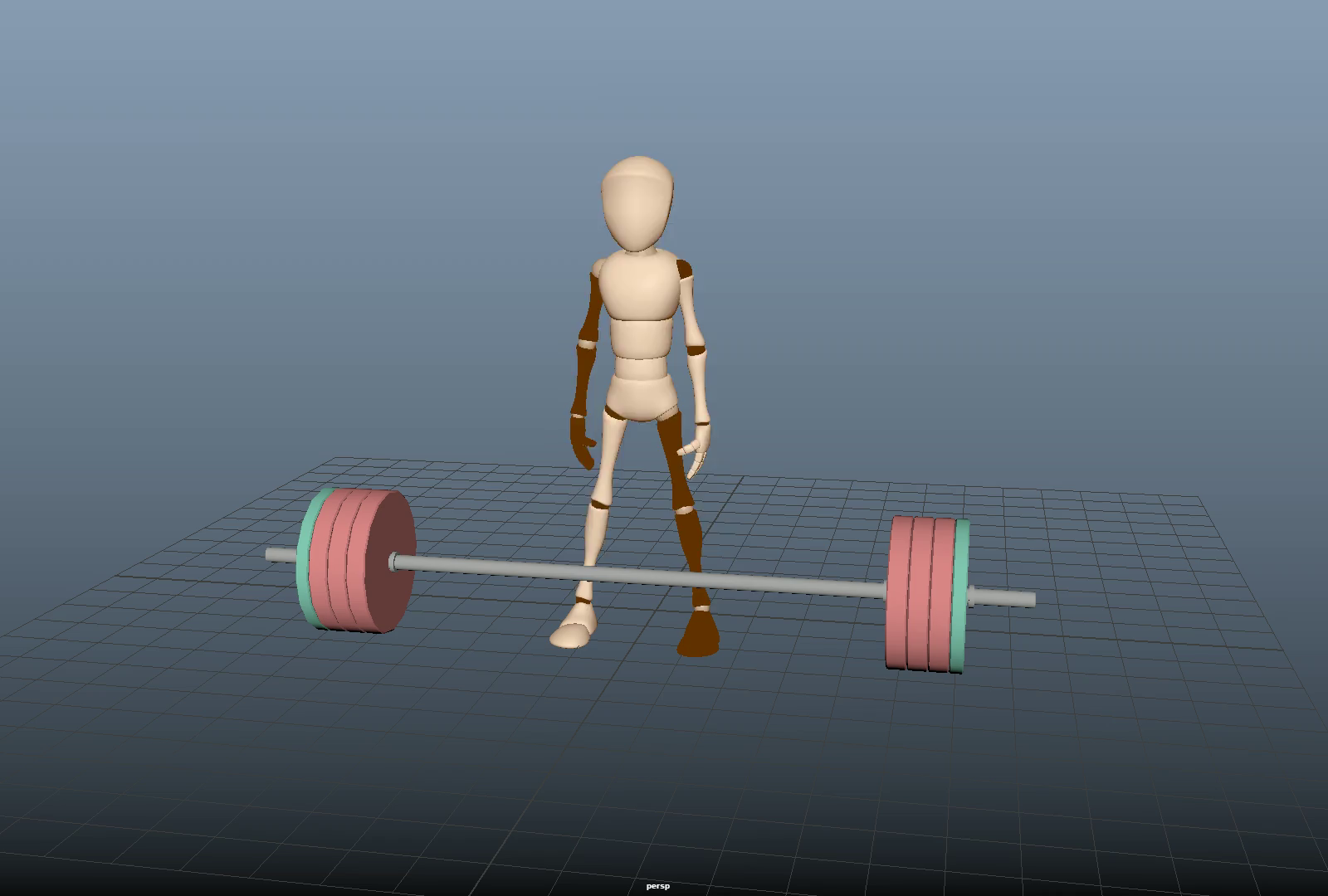 Weight lift Animation in maya by sandeep singh on Dribbble