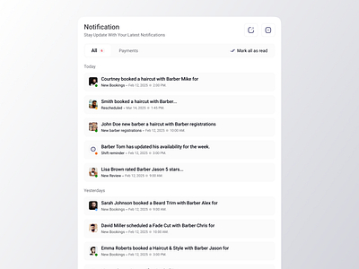 Dashboard Notification UIUX alert cansaas clean dashboard design veli minimal mobile apps modal notification notification modal notification page notification settings pop up product design saas settings tapas das toggle ux web design