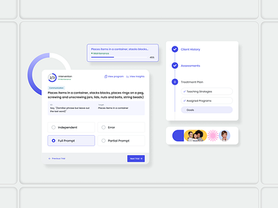 SaaS Progress Bar healthcare healthtech mcq design modal design overlay design product design progress bar saas design ux design ux ui design