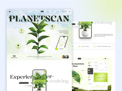 🌿 PLANETSCAN – AI-Powered Plant Care App appux artificialintelligence branding creative designinspiration greendesign interactiondesign interface interfacedesign master creationz minimalui mobileapp modern plantcare productdesign techdesign ui uitrends uxdesign webdesign