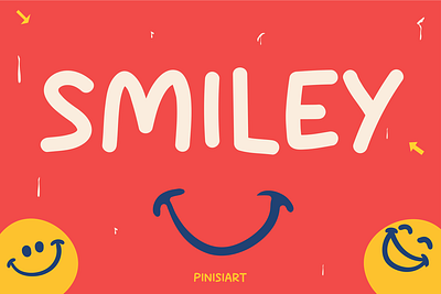 Smiley branding children display font font gaming handwriting handwritten kids movie playful poster school youtube