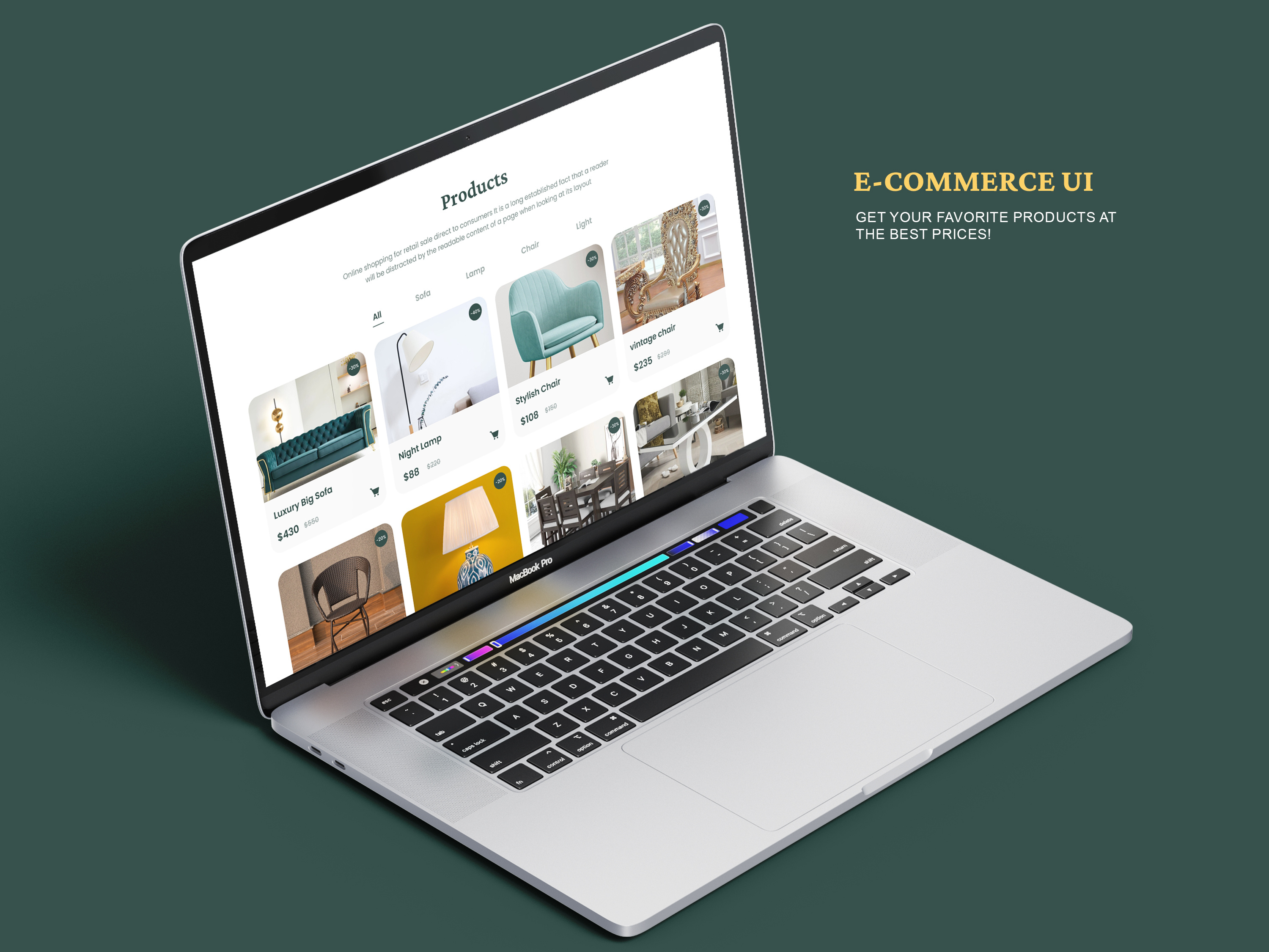 E-Commerce Web Application Design ecommerce mobile app ecommerce tech figma furniture app design online business online shopping web app ui web design web development