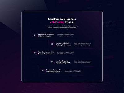 AI Business Solutions Landing Page UI/UX Design ai busines clean design figma figma design landing landing page modern product design solutions ui ui design uiux uiux design user experience user interface ux ux design website