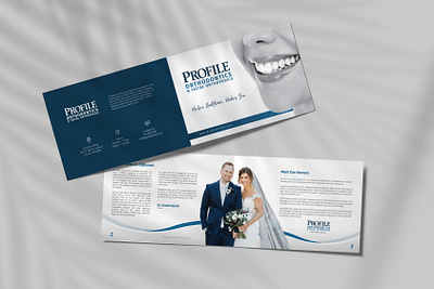 Profile Orthodontics bifold brochure dental design flyer graphicdesign marketing ortho orthodontics