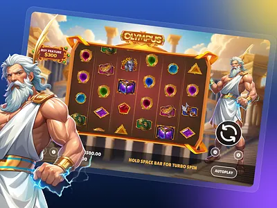 Gate of Olympus / Slot Game assets bet betting betting casino branding design gambling game gate of olympus illustration logo olimpos olympus slot assets slot game slots