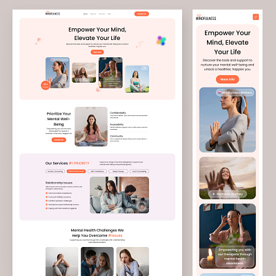 Health & Wellness Landing Page branding diagnosis gym health healthcare illness landing page medical shopify treatment uiux vitamins website wellness yoga