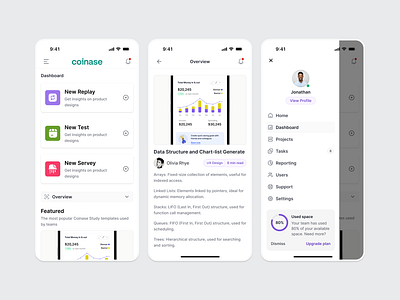 User Insights CRM Dashboard—Web App Design app app design crm app data driven insights metrics interface mobile product design saas saas crm software startup ui ui design uiux design user data ux ux design web app web design