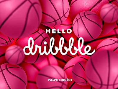 Hello Dribbble! from V+M agency basketball branding creative agency design dribbble first shot graphic design hello dribbble illustration illustrator indiana layout logo marketing photoshop teams typography uiux vector