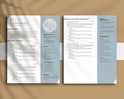 MS Word Resume | Minimalist Clean Microsoft Word Resume Template microsoft word